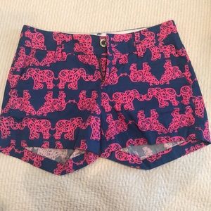 Elephant Lilly Pulitzer shorts